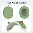 thumbnail image 2 of Soft Skin Protector 3 en 1 Funda para Airpods Max () Verde, 2 of 9