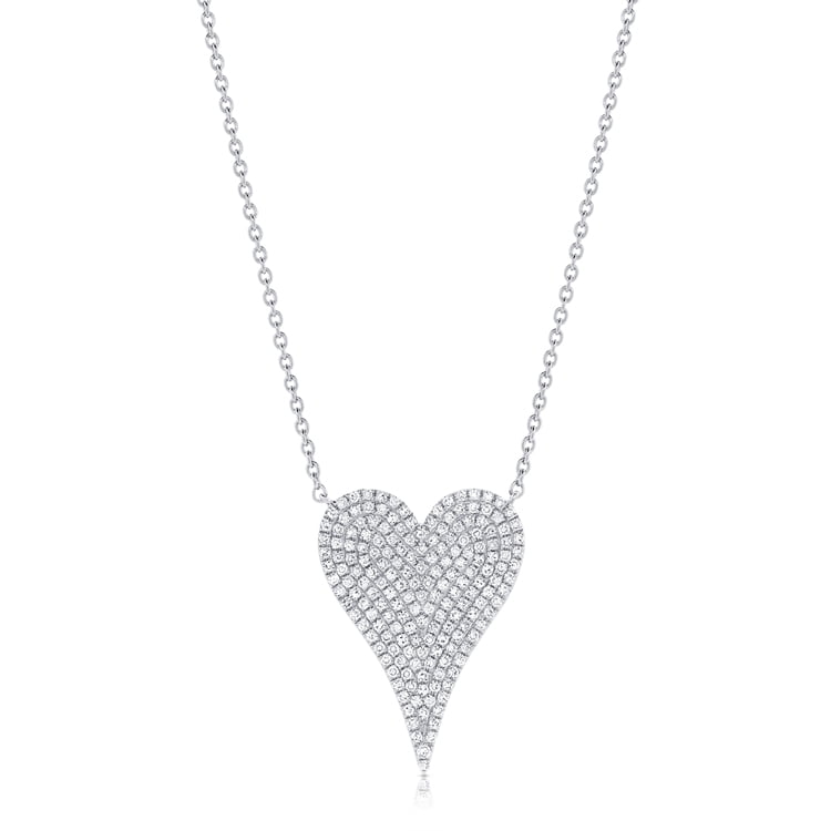 Joelle Diamond Pave Heart Pendant for 
