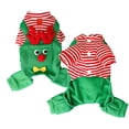 thumbnail image 2 of Dog Christmas Costume Fall Winter Puppy Pajamas, Funny Pet Cosplay Clothes Warm Elk Xmas Dog Outfit, Pet Christmas Sweater with D-Ring for Small Medium Dogs, 2 of 7