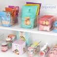 thumbnail image 7 of primebox Plastic Food Storage 8 Pack Clear Container Bin with Handles for Organizing Kitchen, Pantry, Refrigerator, Freezer, Pantry, Cabinet, Closet, Bathroom 10”x7.5”x5.3”, 7 of 7