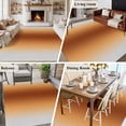 thumbnail image 4 of Rectangle Area Rugs 8 x 10 Ft, Dark Burnt Orange Grey Ombre Non-Slip Residential Carpet, Farmhouse Gradient Minimalist Indoor Crawling Mats Runner Rugs for Living Room/Dining Room/Bedroom, 4 of 7