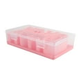 thumbnail image 3 of Cook with Color Valentine’s Day Figural Plastic Snack Box, Pink XOXO Design, 3 of 5