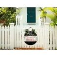 thumbnail image 5 of Eveokoki It's So Good To Be Home Wooden Front Door Sign Rustic Round Wreath Wall Hanger Porch Decor Spring and Summer Farmhouse Decoration Housewarming Gift 11 Inches, 5 of 5