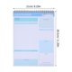 thumbnail image 5 of FENGGUIQU Agenda Diaria Con Espiral Doble Y Cubierta Resistente PVC Color Azul Para Notas Y Programación, 5 of 6