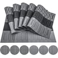 thumbnail image 3 of Manteles individuales YONGSHENG juego de 8 lavables resistentes al calor y al desgaste 30x45cm, 3 of 5