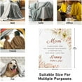 thumbnail image 4 of Mom Gifts for Mothers Day, Mothers Day Mom Gifts from Daughter, Best Mother''s Day Mom Gifts, Son to Mom Gifts for Mother Day, Great Mother s Day Mom Gift Throw Blanket 60 x 50 Inch, 4 of 6