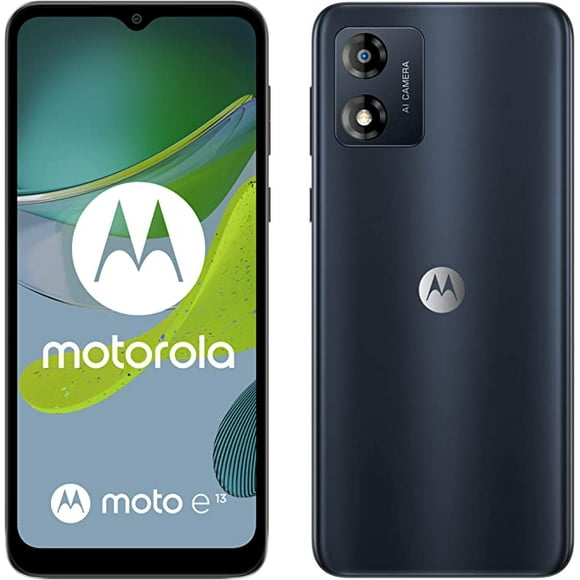 Motorola Moto E13 64 Go | Tout Nouveau Smartphone Débloqué en Usine Double SIM