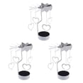 thumbnail image 2 of Matsuzay Spinning Metal Carrusel Tea Light Candle Holder Stand Light Decoración Navidad Encanto de amor 3piezas Matsuzay CBP016626, 2 of 6