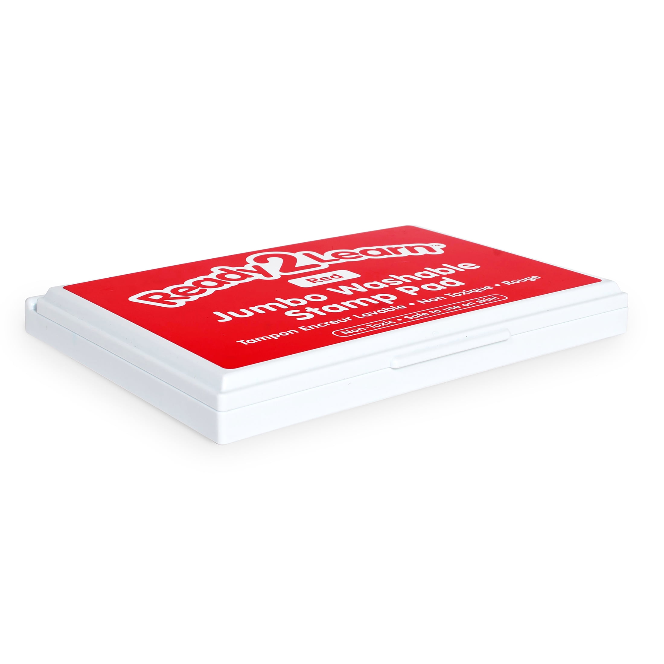 Center Enterprises Ready2Learn Jumbo Washable Stamp Pad Red Ink Pack of 2 (CE-10037-2)