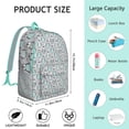 thumbnail image 3 of Penguin Lovers Backpack – Winter Animal and Snowflake Print Pattern Bookbag with Cute Cartoon Design, 3 of 5