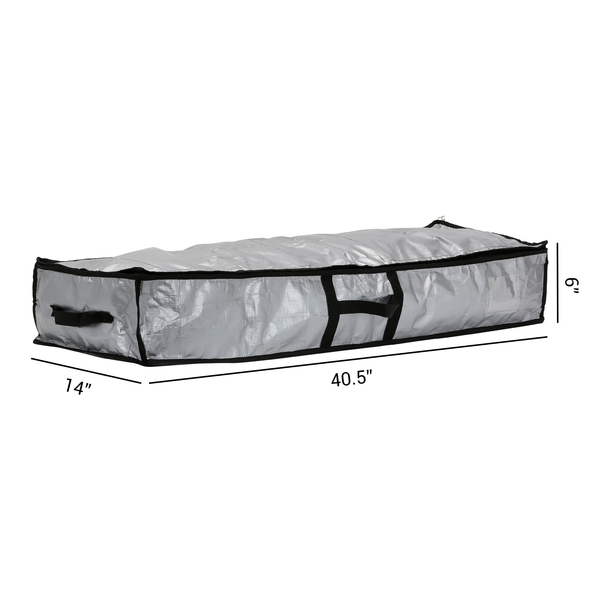 Unique Bargains 1 Pack Clothes Storage Bags Moving Bags Grey 40.5*14*6in