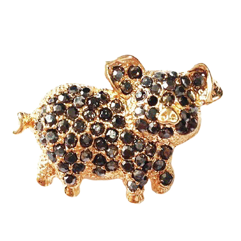 Cat Animal Brooch Pins Jewelry Women Rhinestone Banquet Fashion Decorate Corsage