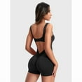 thumbnail image 5 of Top-kevin One Piece  Jumpsuits for Women Backless Tummy Control Sleeveless Jumpsuits Lizvette V Back Scrunch Yoga Romper Gym Outfit Crop Top Workout Apparel Stretchable Activewear, 5 of 6