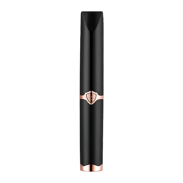 Rizador de pestañas con carga USB, portátil, para peinar las pestañas de forma natural, negro