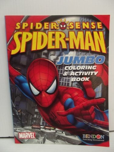 Marvel SPIDER-MAN Jumbo Coloring and Activity Book Bendon 