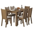 thumbnail image 1 of Juego de Comedor Madesa Maris mesa con 6 sillas Marrón/Sintético Beige, 1 of 9