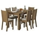 thumbnail image 1 of Juego de Comedor Madesa Maris mesa con 6 sillas Marrón/Sintético Beige, 1 of 9