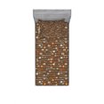 thumbnail image 2 of Tribal Bedding Set with Sheet & Covers, Eastern Style with Brown Backdrop and Colorful Arrows Image, Printed Bedroom Decor 2 Shams, 4 Sizes, Multicolor, by Ambesonne, 2 of 3