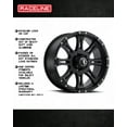 thumbnail image 4 of Raceline 981-RAPTOR 17" Cast Aluminum Wheel, RAPTOR BLACK 17X9 6X5.5 0mm Fits select: 2015-2018 CHEVROLET SILVERADO K1500 LT, 2014 CHEVROLET SILVERADO K1500, 4 of 4