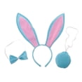 thumbnail image 2 of Mujer niñas conejo de conejo diadema cola pajarita para Cosplay Colcomx Venda del oído de conejo, 2 of 8