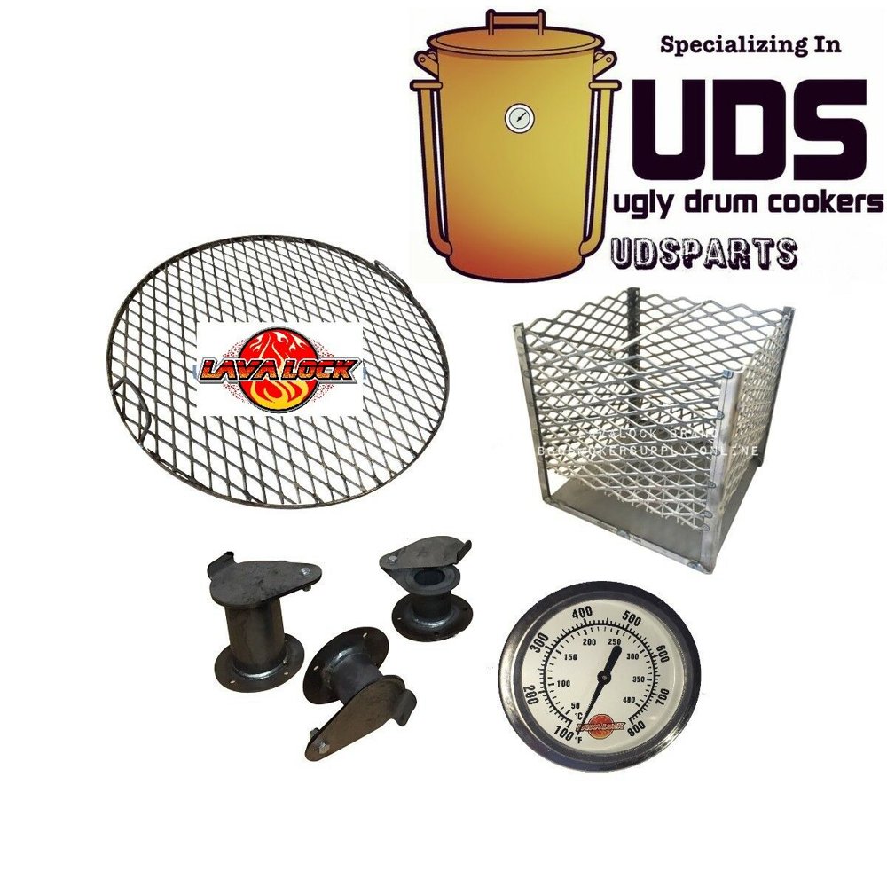 LavaLock UDS Parts Kit Build your own Ugly Drum Smoker 55