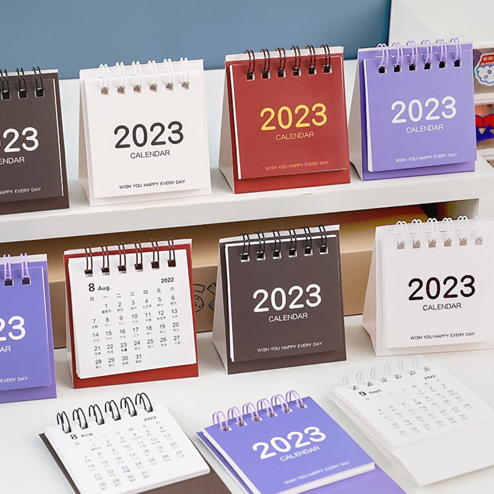 Calendar pages flipping