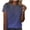 Navy, variant on Staron Women's Casual Short Sleeve T-Shirt Ombre Print Round Neck Pullover Blouse Fashion Basic Tee Top, Green XXL