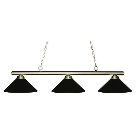 -3 Light Island/Billiard in Billiard Style-14 inches Wide By 10 inches High Bailey Street Home 372-Bel-1676226