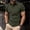Green, variant on Polo Tees for Men Short Sleeve Button Down Polo Tees Slim Fit Blue Summer Shirts for Men