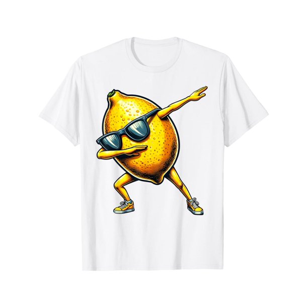 Dabbing yellow lemon | Funny lemon with a lemon motif T-Shirt Women Men Tee Top