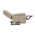 Homesvale Extra Large Wall Hugger Recliner, Barley Tan Velour