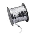 thumbnail image 3 of Cinta trenzada de lentejuelas, accesorio de costura para disfraces, 98 yardas de largo, fácil de usar, 6 mm de ancho, adorno para manualidades, Plata, 3 of 8