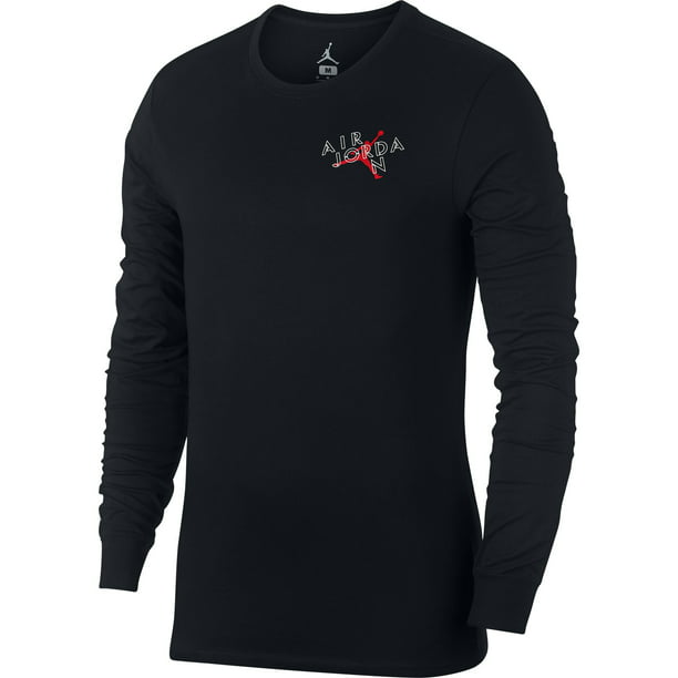 Jordan - Air Jordan 5 Long Sleeve Graphic Men's T-Shirt Black ar7956 ...