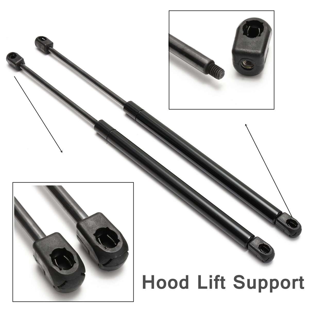 2x Front Bonnet Hood Lift Supports Shock Struts for Lincoln Navigator 2003-2006
