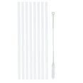thumbnail image 1 of Juego de 8 pajitas de repuesto con cepillo de limpieza para vasos transparentes de 14 oz, 20 oz, 30 oz y 40 oz., 1 of 14