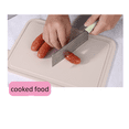 thumbnail image 3 of Plastic Cutting Board Set, Dishwasher Safe Cutting Boards for Kitchen, 4 Pieces Color-Coded Thick Plastic Cutting Board Mats- Plastic Chopping Board Set for Meat, Veggies, Fruits,BPA Free(4 Color), 3 of 9
