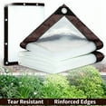 thumbnail image 5 of 13.12*9.84in Outdoor Tarpaulin - Transparent,Waterproof,Sunproof,Tear-Resistant,Thickened for Rainproof and Windproof Protection,PE Material|YISHFHP(Without rope), 5 of 12