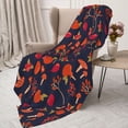 thumbnail image 3 of Sikiie Autumnal Forest Cozy Flannel Fleece Throw Blanket: Lightweight & Thick for All Seasons - Perfect for Women, Men, & Kids"80"x60", 3 of 6