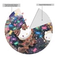thumbnail image 4 of Lsque Sanrio Print Christmas Tree Skirt, Tree Skirt with Ties or Velcro, Perfect for Holiday Decorations, Halloween, and New Year-48", 4 of 7