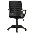 thumbnail image 3 of Scranton & Co Modern Ergonomic Swivel Office Chair in Black, 3 of 4