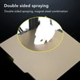 thumbnail image 3 of 2 Sided PEI Sheet, Soft Print Bed Textured Glossy PEI Sheet High Efficiency Strong Adhesive with Magnetic Base for 3D Printer, 3 of 7