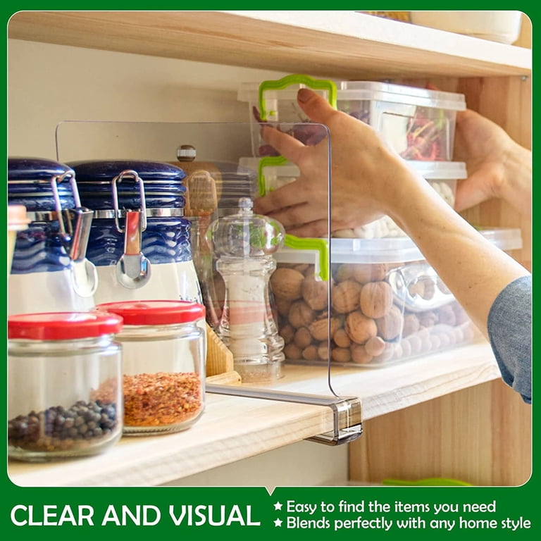 Fabulas Clear Acrylic Shelf Dividers, 6-Pack photo 4