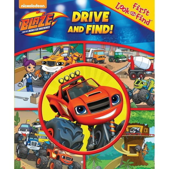 Pre-Owned Nickelodeon - Blaze and the Monster Machines Drive and Find! First Look and Find - PI Kids (Unknown) 1503707040 9781503707047