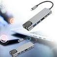 thumbnail image 1 of BotaniNest 6 In 1 USB C Hub Adapter For Laptop With Multiple Ports Expand Connectivity Versatile Docking Station For Enhanced Productivity, 1 of 6
