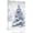 Blue, variant on Canvas Wall Art, Christmas Pine Tree Framed Canvas Prints for Living Room Bedroom, Winter Snowflakes Forest Snowfall Gallery Wrapped Wall Decor for Home Office, Gifts, 24"x36" Ship Next Day