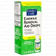 Family Care Earwax Removal Aid Drops 0.5 fl oz