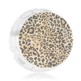 thumbnail image 3 of Round Glass Ashtray 8.5×3.5in Non-Bubble Anti-Rolling Edge Smooth Not Hurt Hands For Living Room Bedroom Work Hotel Office Car Leopard Print Pattern Background_1, 3 of 8