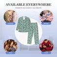 thumbnail image 7 of KLL winter ski Dachshund Sleepwear Mens Flannel Pajamas,Long Cotton Pj Set, 7 of 7