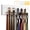 White, variant on Belt Organizer,Belt Hanger Wall Mount Wooden Rack for Closet Holds Over 28 Belts Wall Storage Rack Versatile Scarf Hanger for Closet Door