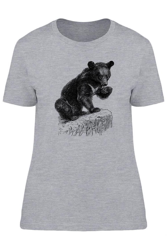 Asian Black Bear T-Shirt Women -Image by Shutterstock, Female Small